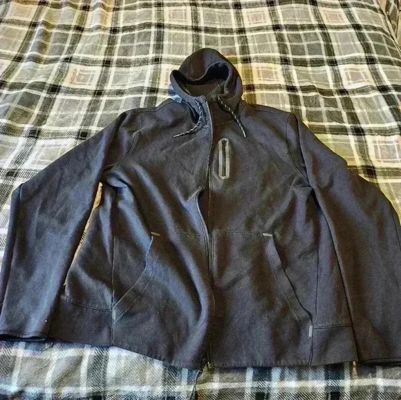 Old Navy black athletic, casual hoodie, XL - Picture 3 of 7